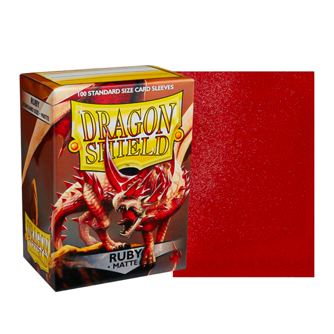 Dragon Shield Standard Sleeves - Matte Ruby (100)