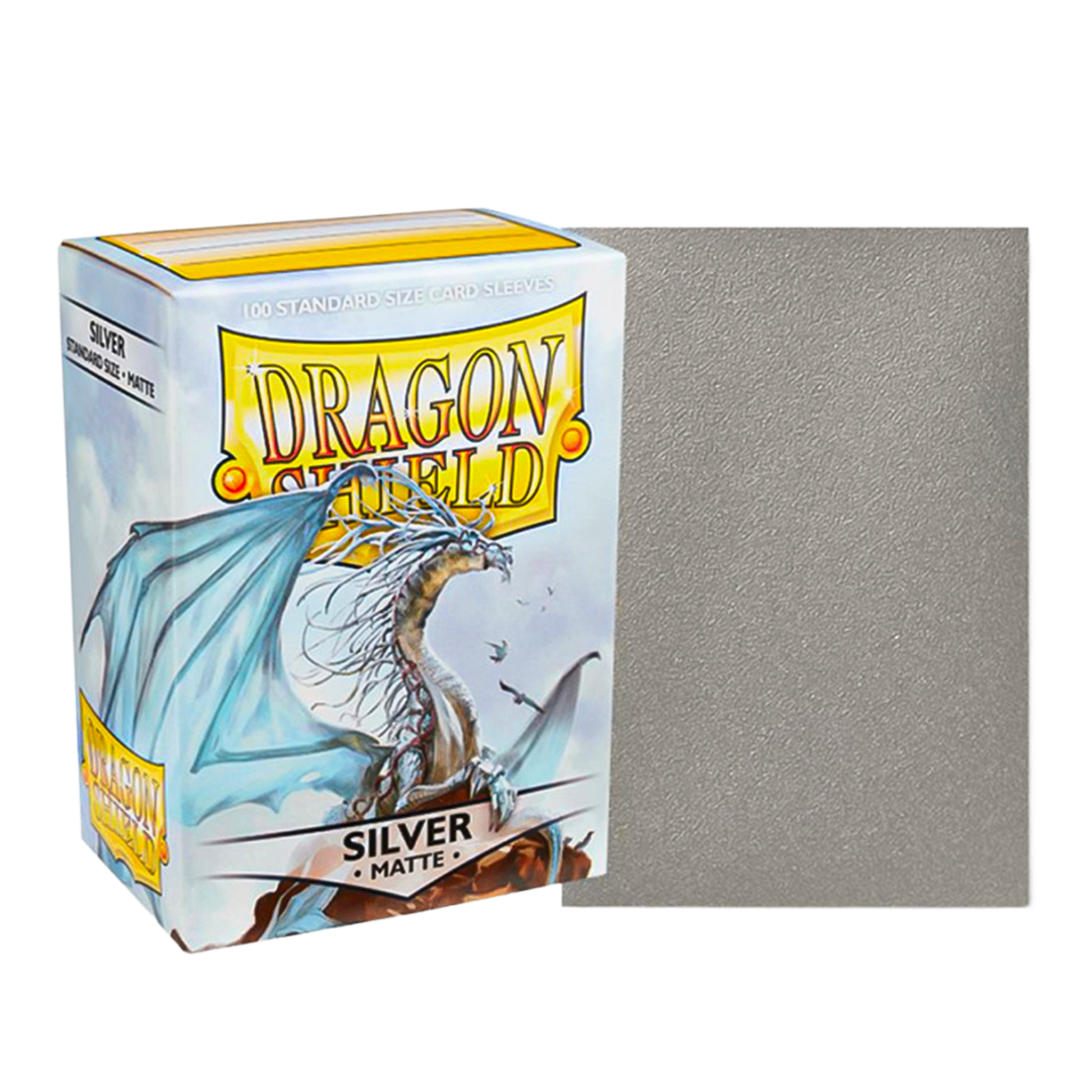 Dragon Shield Standard Sleeves - Matte Silver (100)