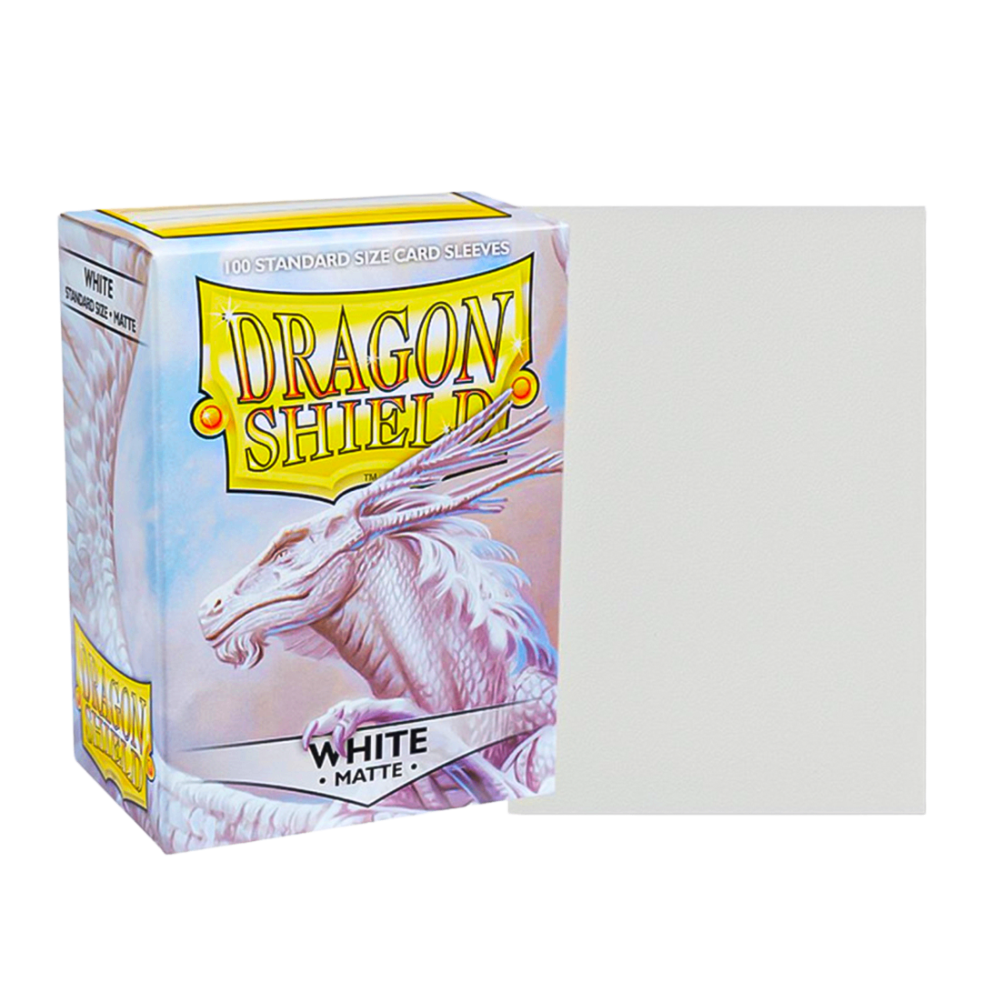 Dragon Shield Standard Sleeves - Matte White (100)