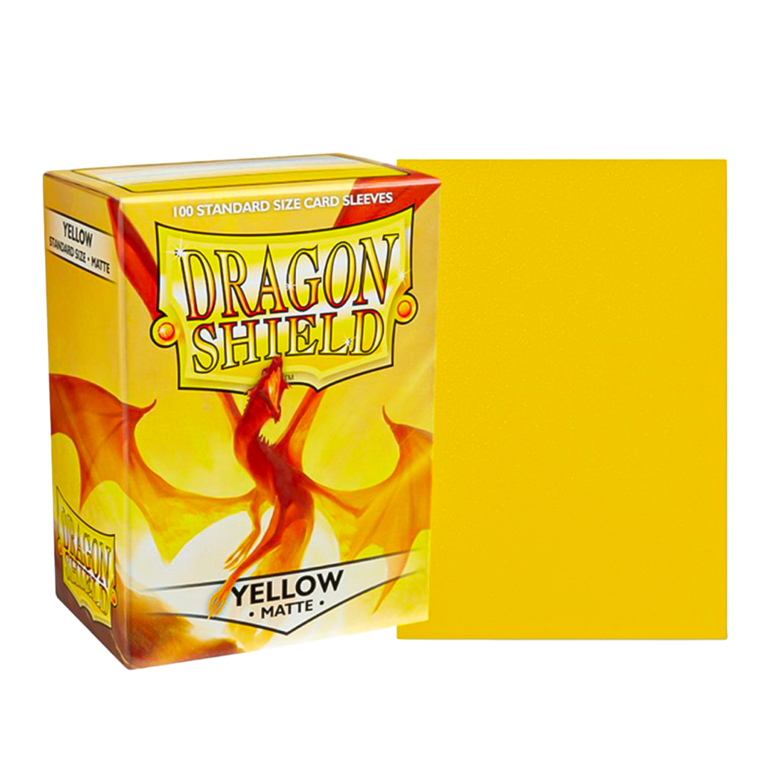 Dragon Shield Standard Sleeves - Matte Yellow (100)