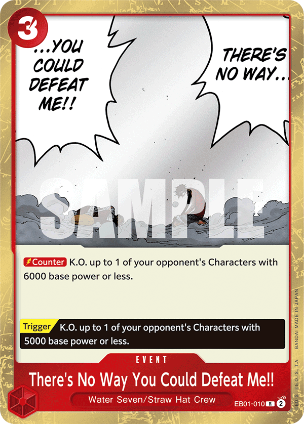 EB01-010 - There’s No Way You Could Defeat Me!!