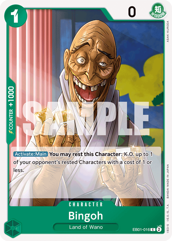 EB01-016 - Bingoh