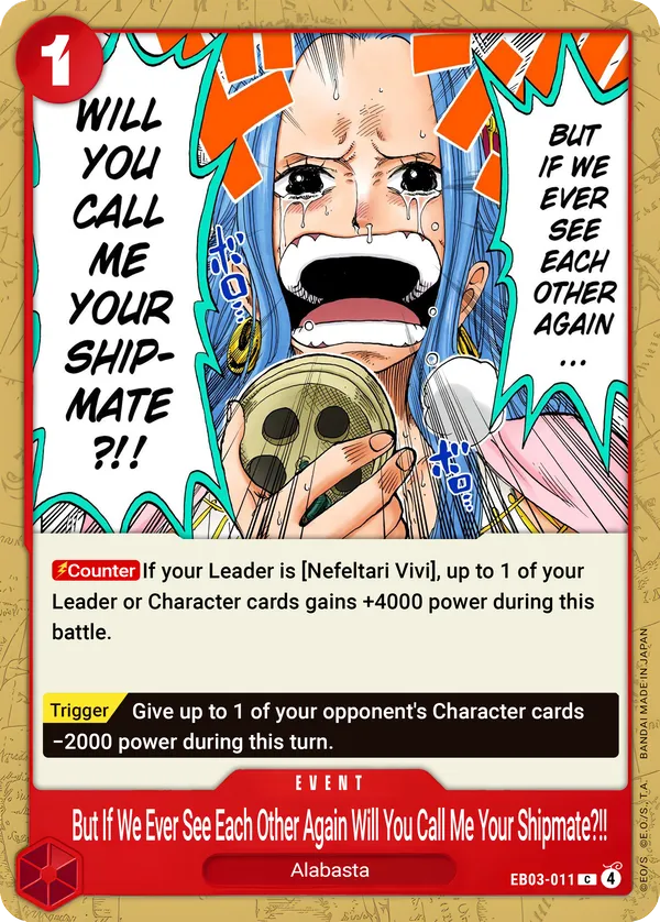 EB03-011 - But If We Ever See Each Other Again... Will You Call Me Your Shipmate?!!