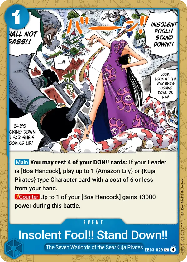 EB03-029 - Insolent Fool!! Stand Down!!