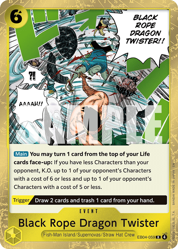 EB04-059 - Black Rope Dragon Twister