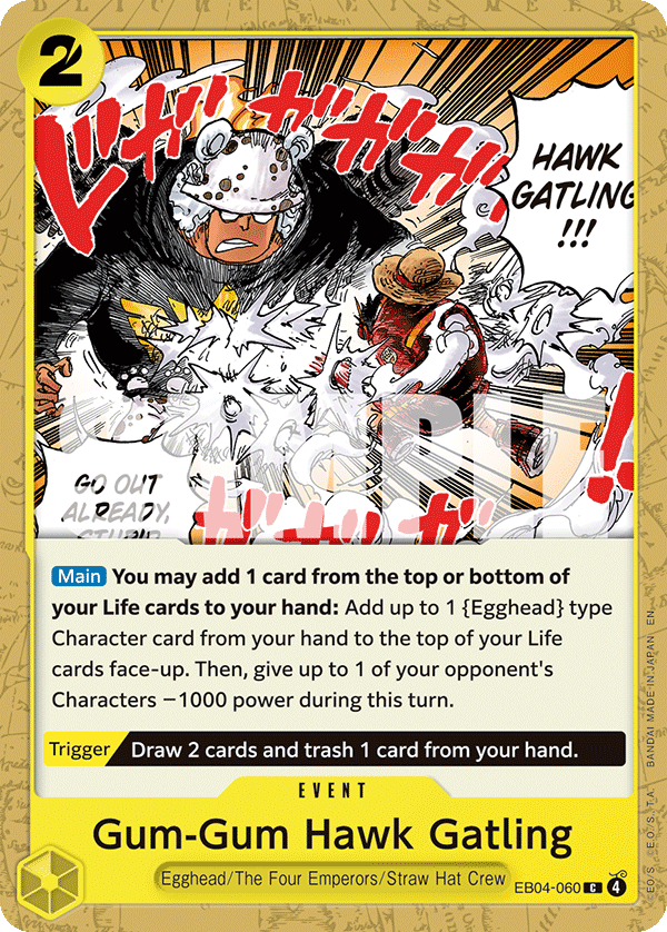 EB04-060 - Gum-Gum Hawk Gatling