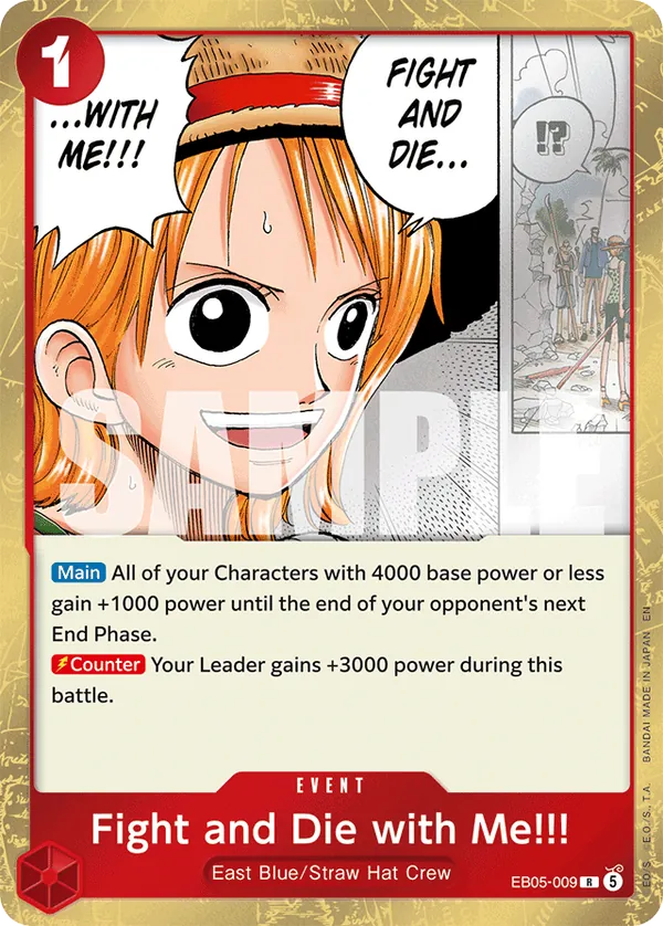 EB05-009 - Fight and Die with Me!!!