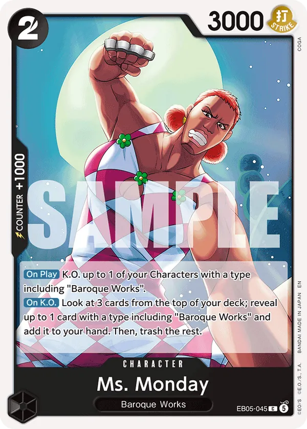 EB05-045 - Ms. Monday