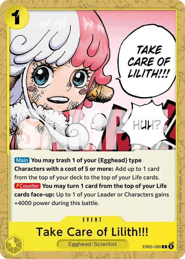 EB05-060 - Take Care of Lilith!!!