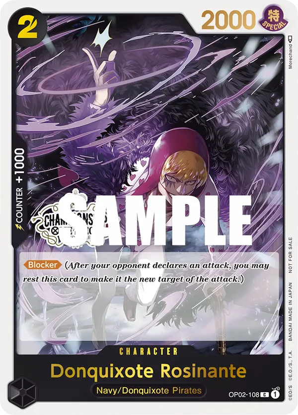 OP02-108 - Donquixote Rosinante