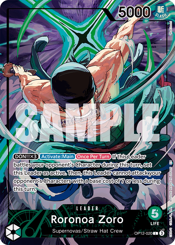 OP12-020 - Roronoa Zoro