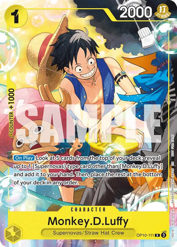OP10-111 - Monkey D. Luffy