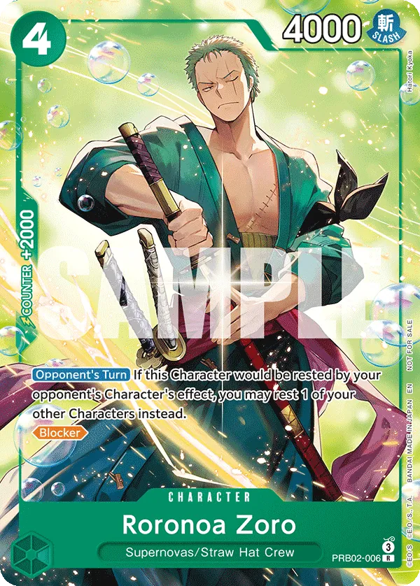 PRB02-006 - Roronoa Zoro