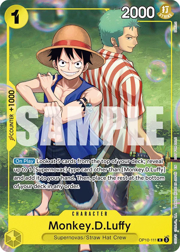 OP10-111 - Monkey D. Luffy