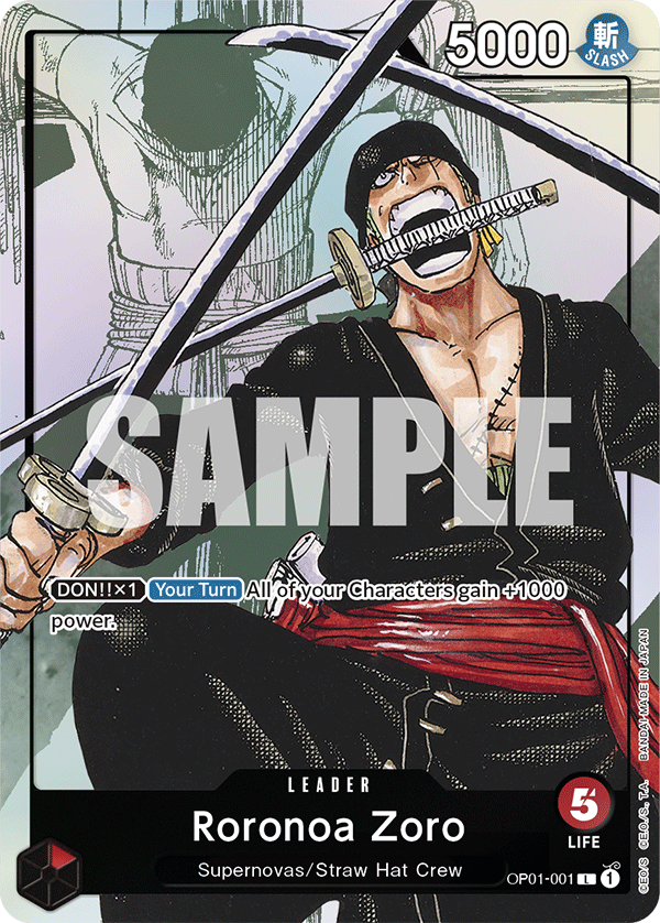 OP01-001 - Roronoa Zoro