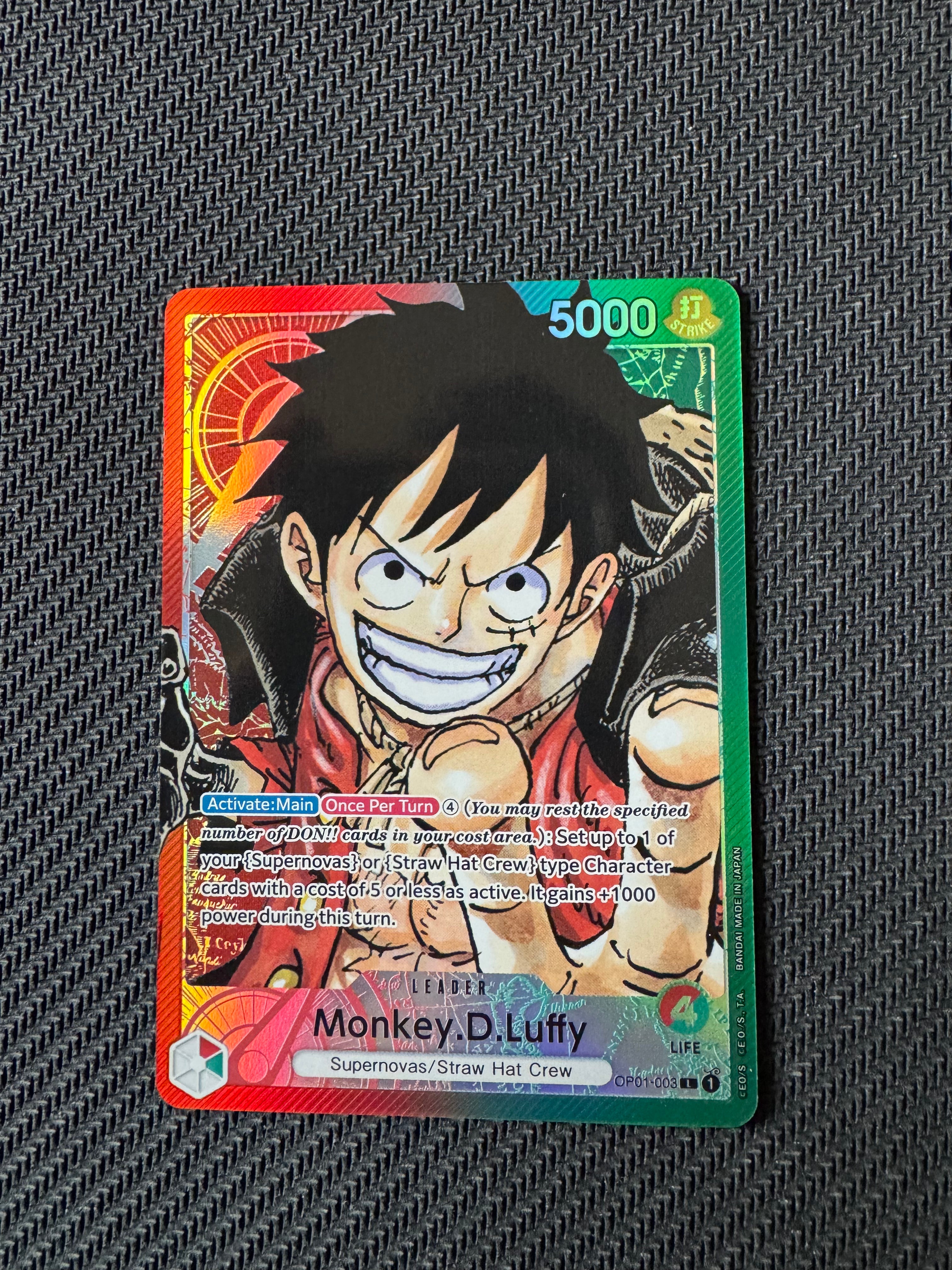 OP01-003 - Monkey D. Luffy (Poor Room)