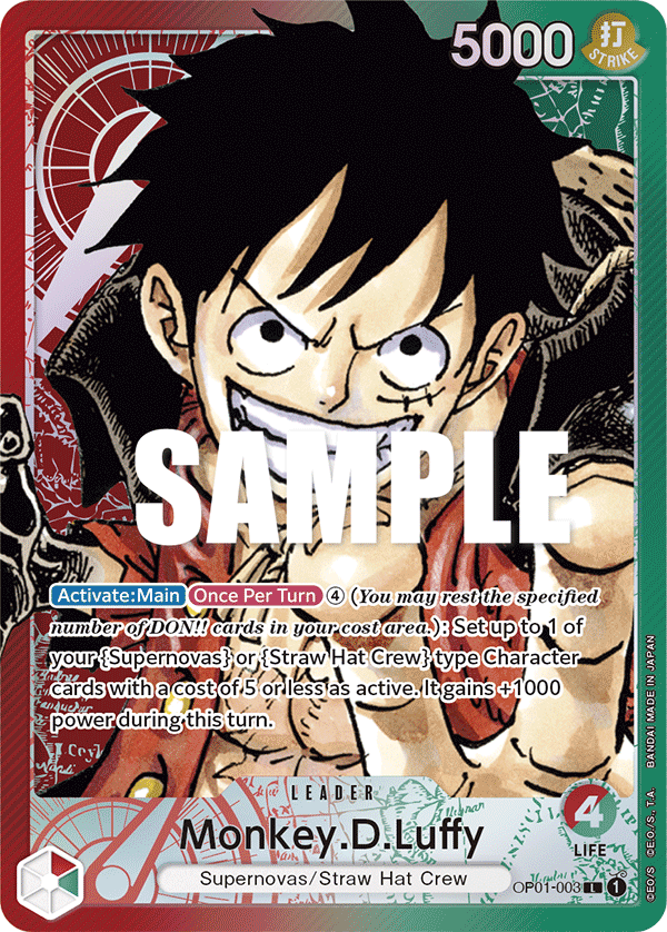 OP01-003 - Monkey D. Luffy