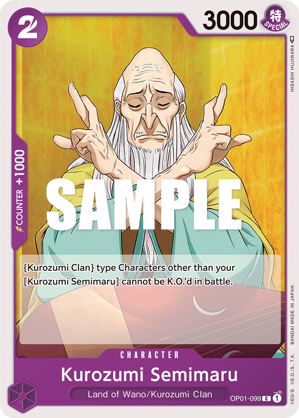 OP01-099 - Kurozumi Semimaru