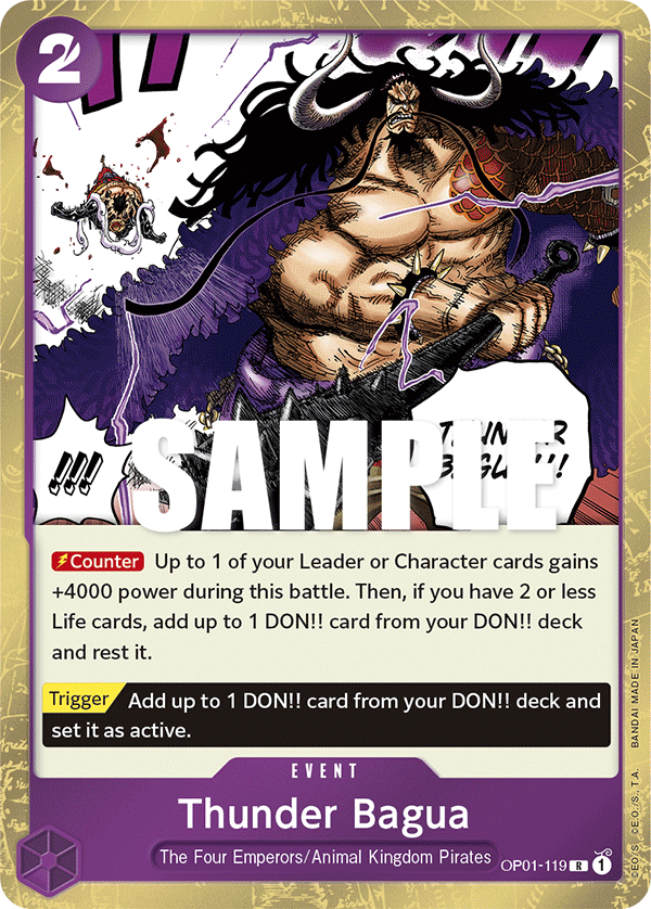 OP01-119 - Thunder Bagua