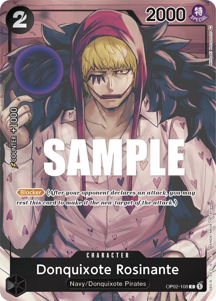 OP02-108 - Donquixote Rosinante