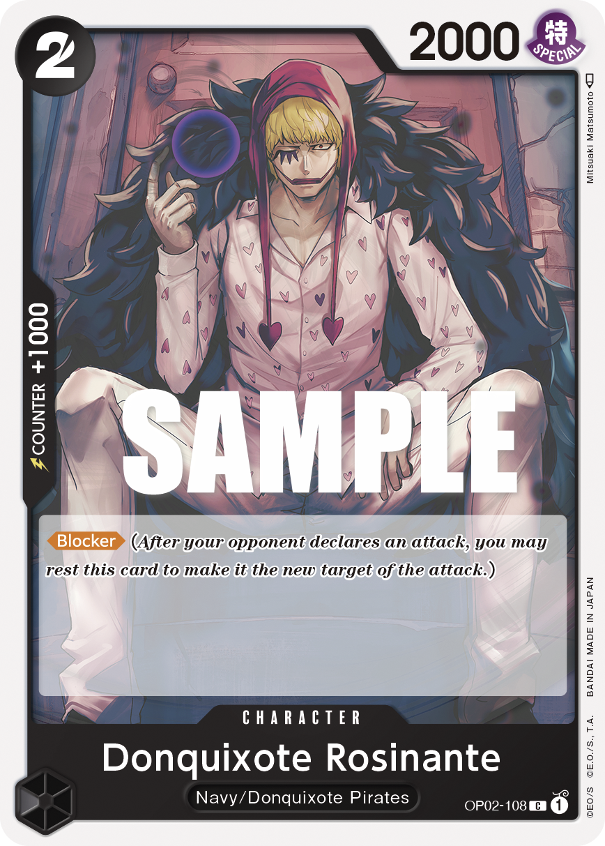 OP02-108 - Donquixote Rosinante