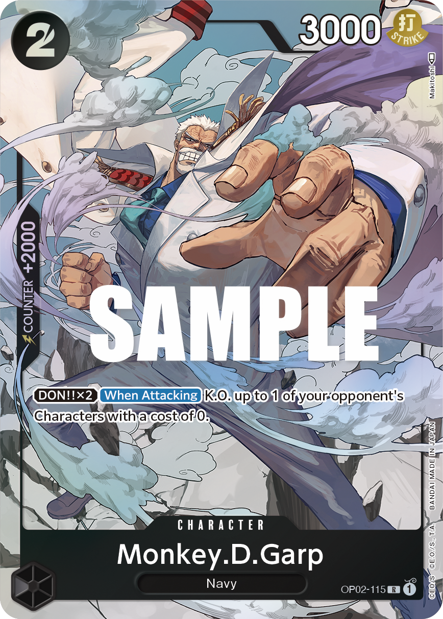 OP02-115 - Monkey D. Garp