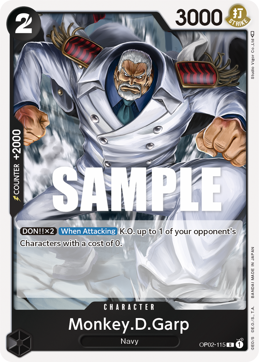 OP02-115 - Monkey D. Garp