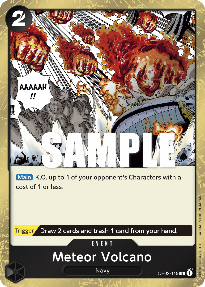 OP02-119 - Meteor Volcano