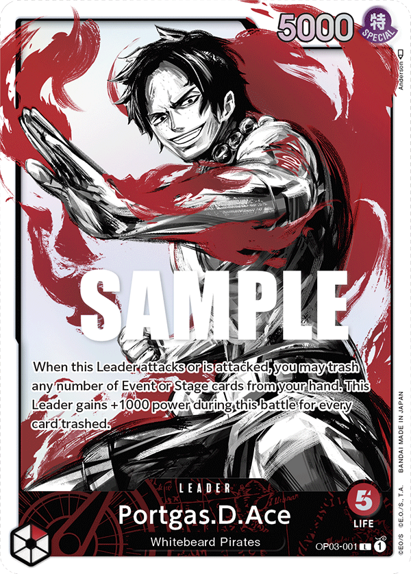 OP03-001 - Portgas D. Ace