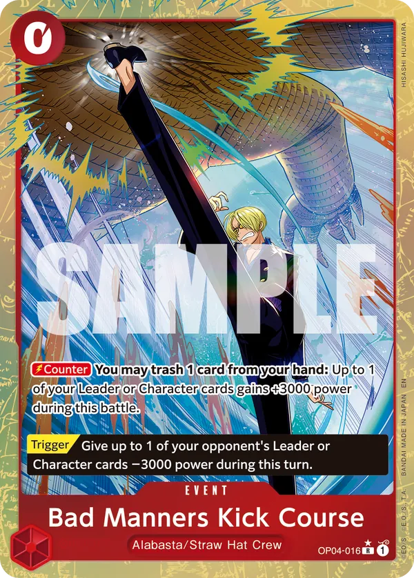 PRB02-OP04-016 - Bad Manners Kick Course