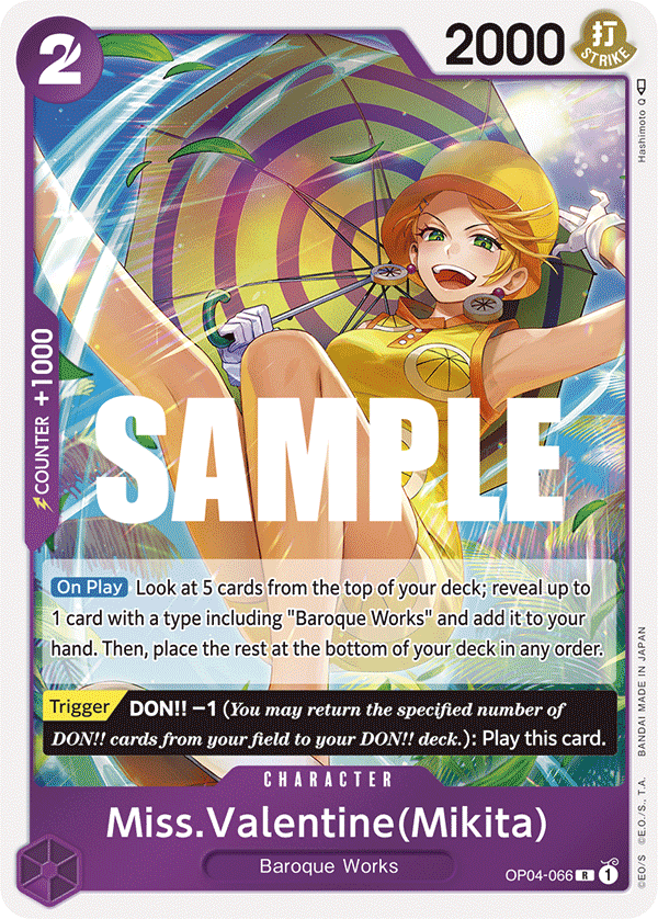 OP04-066 - Miss. Valentine(Mikita)