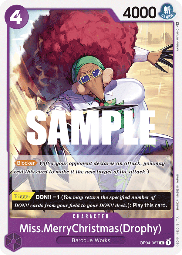 OP04-067 - Miss. MerryChristmas(Drophy)