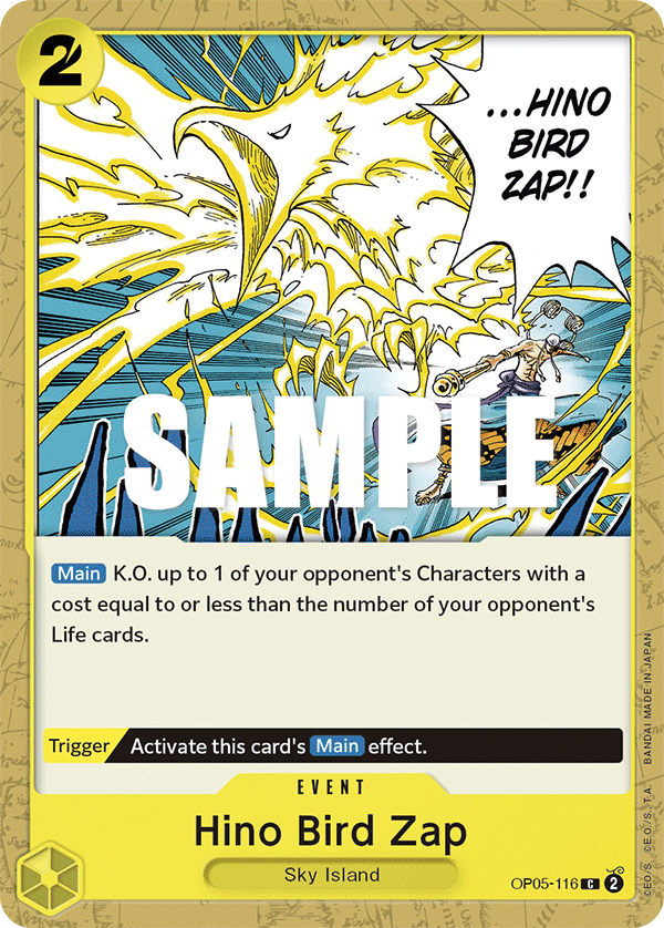 OP05-116 - Hino Bird Zap