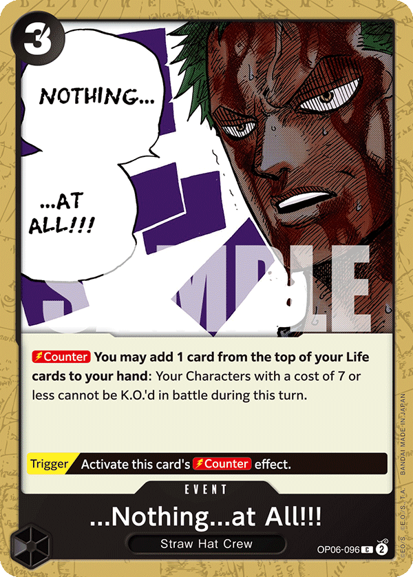 OP06-096 - …Nothing…at All!!!