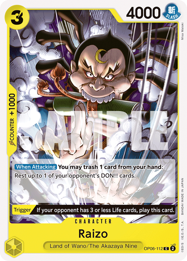 OP06-112 - Raizo