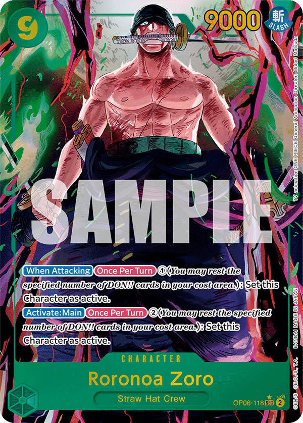 OP06-118 - Roronoa Zoro