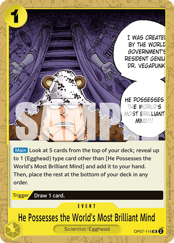 OP07-114 - He Possesses the World's Most Brilliant Mind