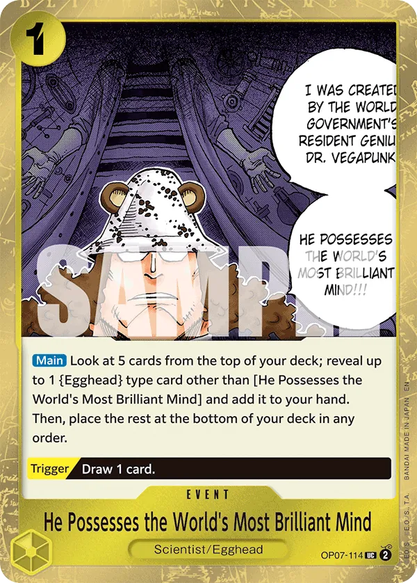 OP07-114 - He Possesses the World's Most Brilliant Mind