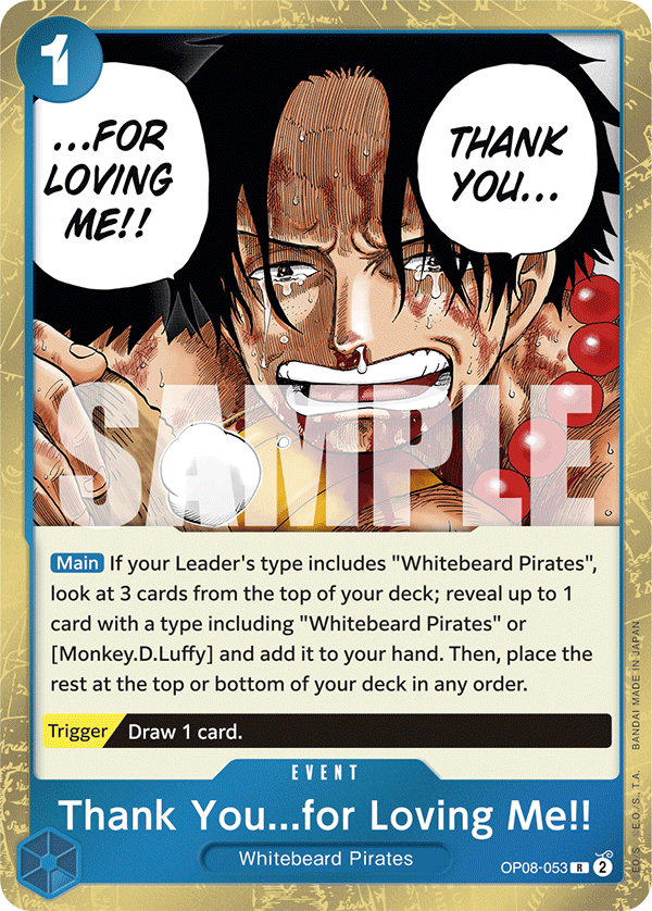 OP08-053 - Thank You…for Loving Me!!!