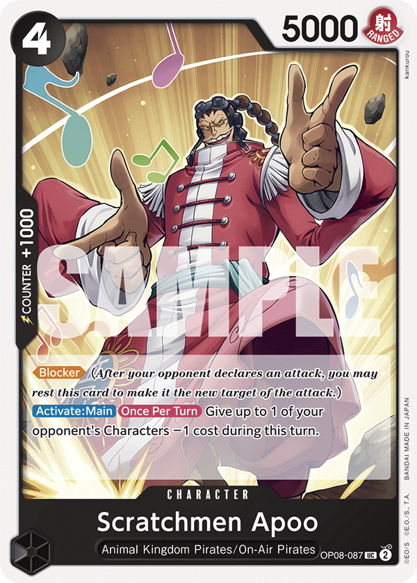 OP08-087 - Scratchmen Apoo