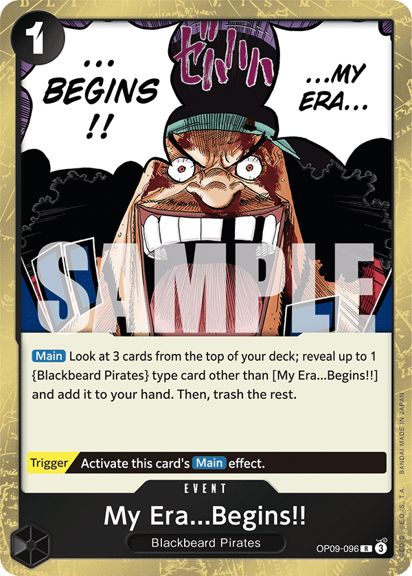 OP09-096 - My Era...Begins!!