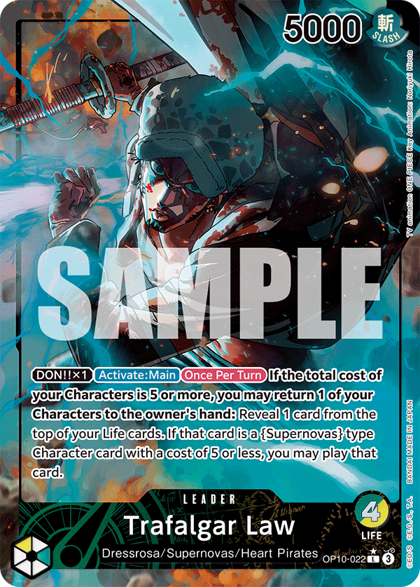 OP10-022 - Trafalgar Law - Montrestore