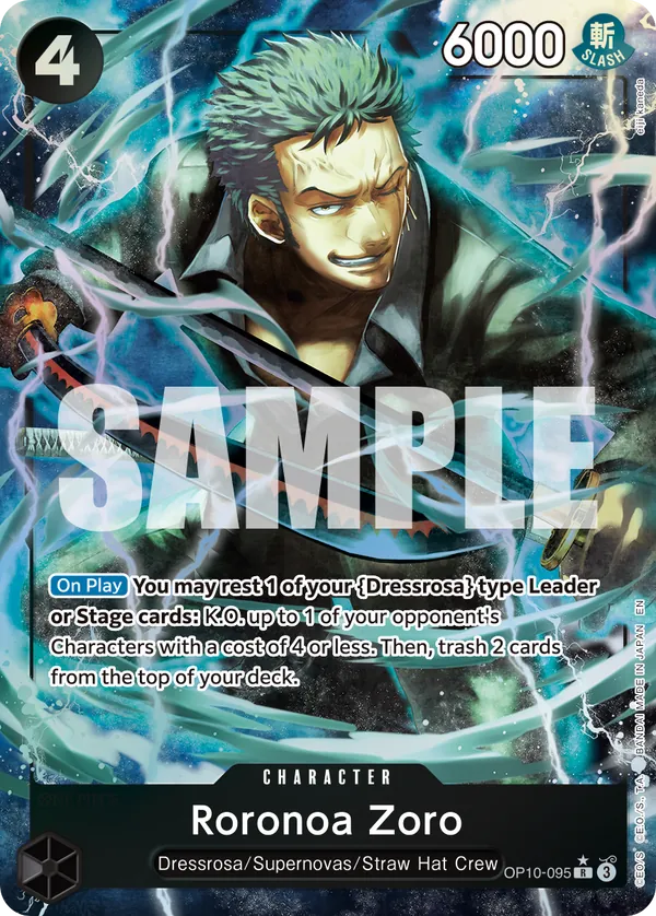 PRB02-OP10-095 - Roronoa Zoro