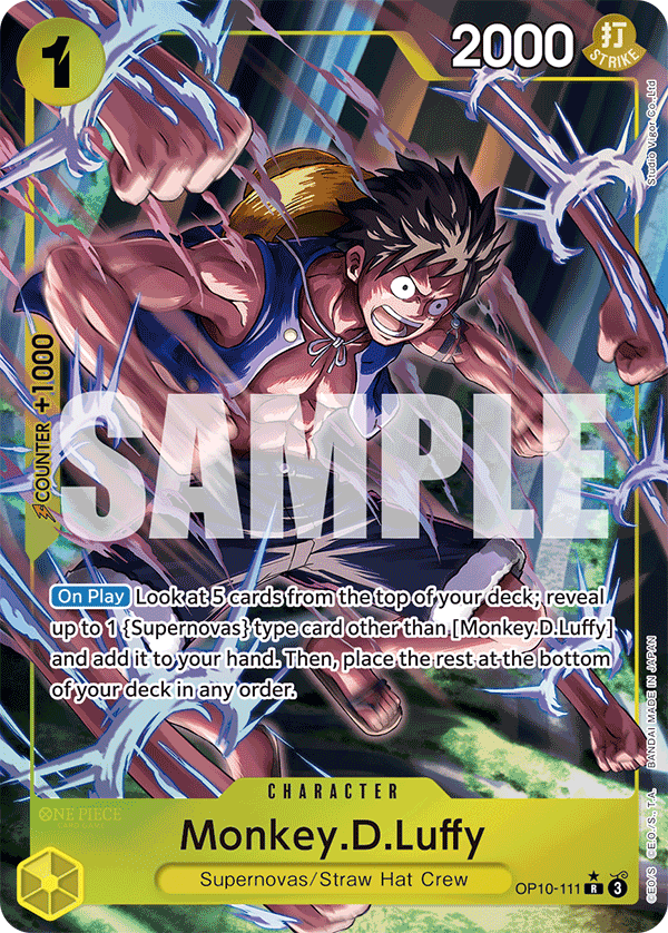 OP10-111 - Monkey.D.Luffy - Montrestore