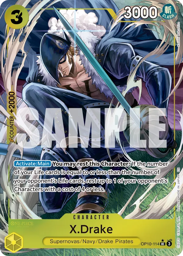 PRB02-OP10-114 - X Drake