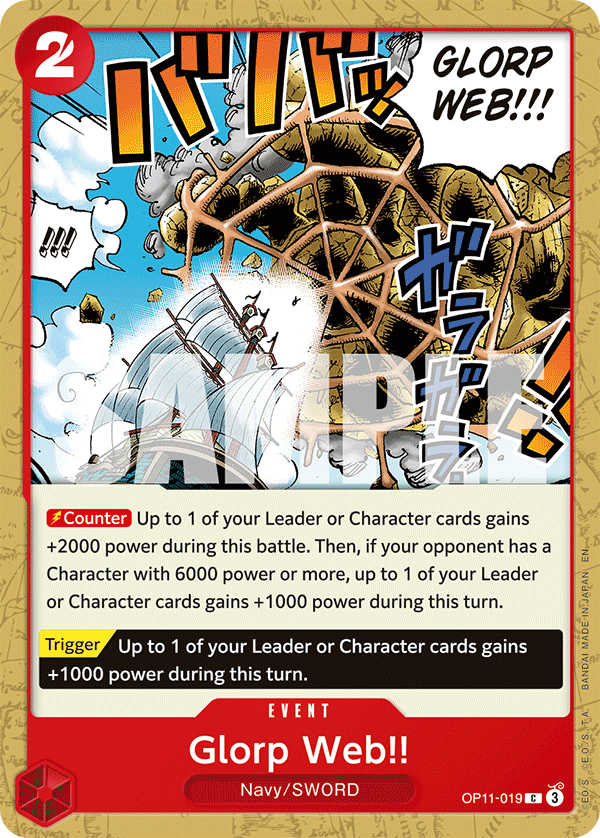 OP11-019 - Glorp Web!!