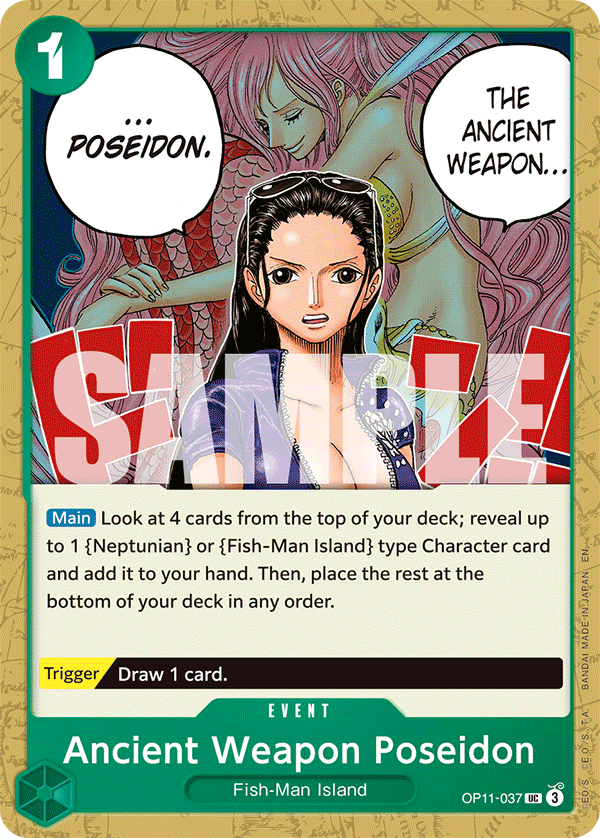 OP11-037 - Ancient Weapon Poseidon