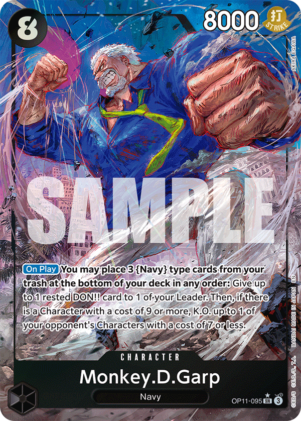OP11-095 - Monkey D. Garp