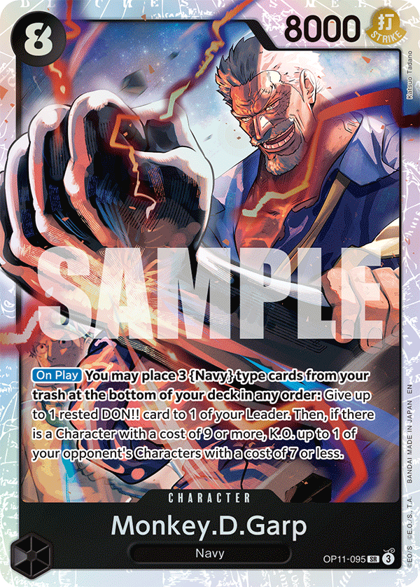 OP11-095 - Monkey D. Garp