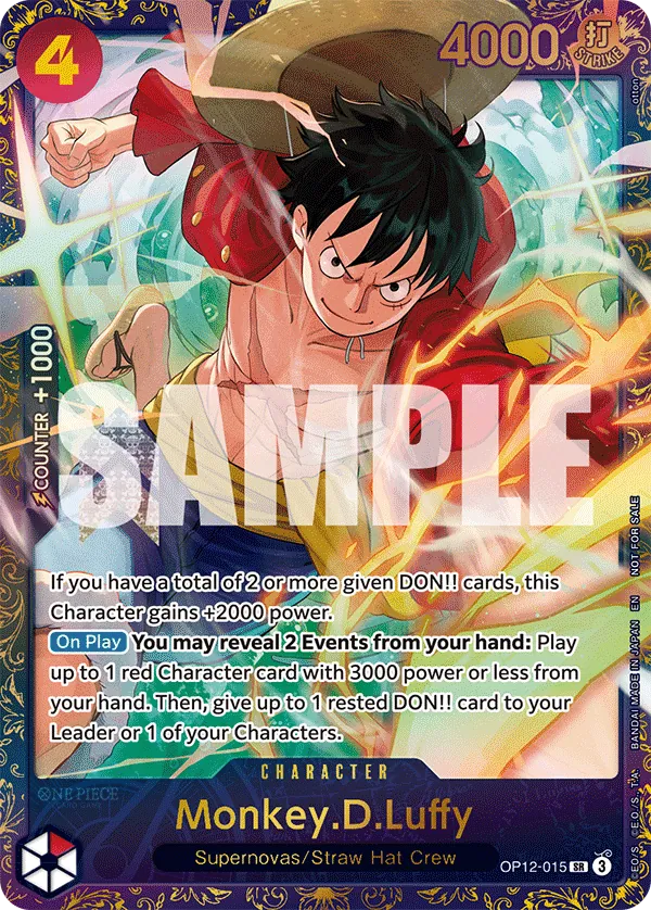 OP12-015 - Monkey D. Luffy